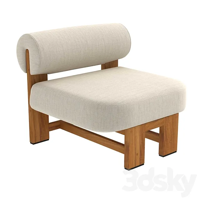 Malta Outdoor Chair by High Fashion Home 3D Model