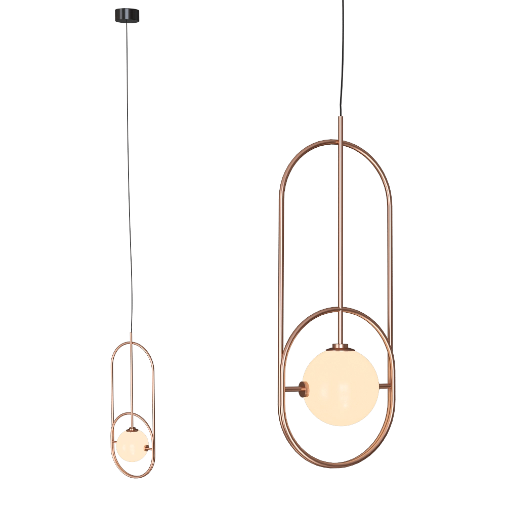 Mambo Unlimited Ideas – Ceiling lamp Loop I 3D Model Mambo Unlimited Ideas – Ceiling lamp Loop I 3D Model