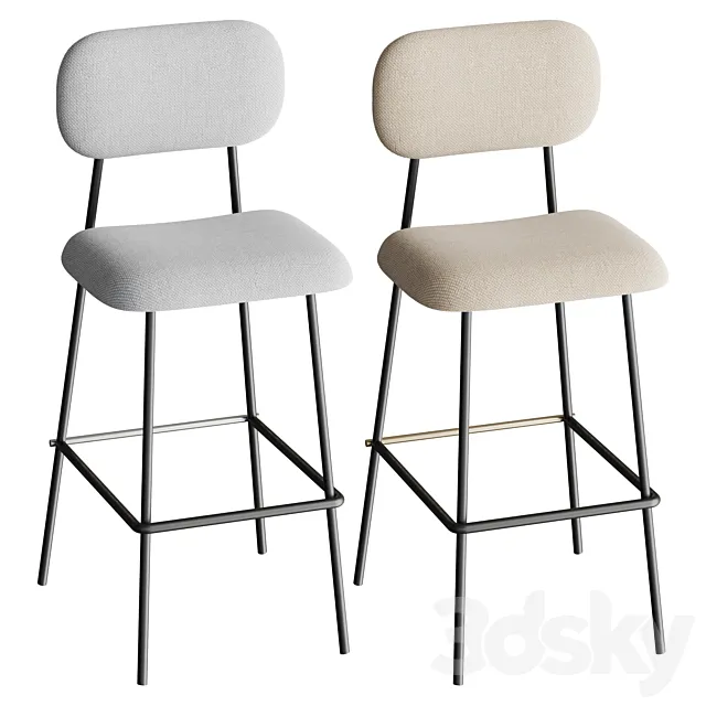 Mambo Unlimited Ideas MIAMI | Bar stool 3D Model Mambo Unlimited Ideas MIAMI | Bar stool 3D Model
