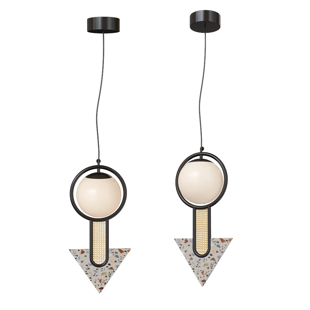 Mambo Unlimited Ideas – Pendant lamp Frame II triangular 3D Model