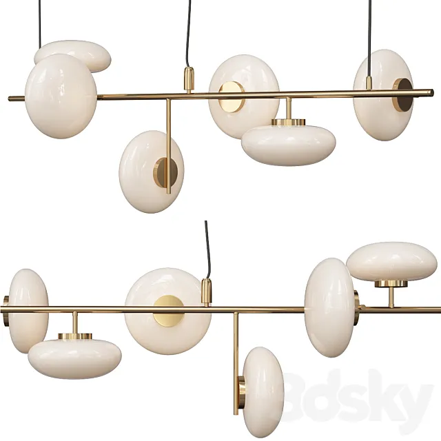 Mami Horizontal Pendant by Penta – Casa Di Luce 3DModel