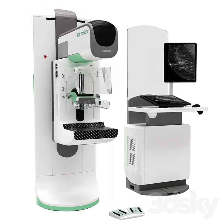 Mammography System 3Dimensions 3D Model