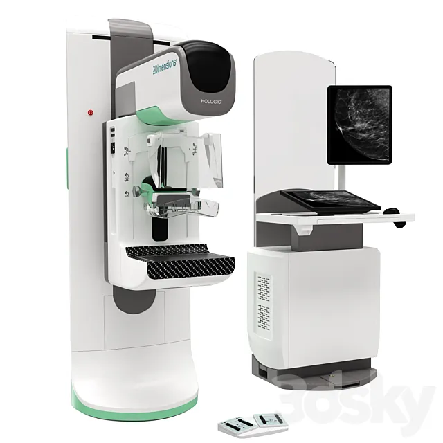 Mammography System 3Dimensions 3DModel Mammography System 3Dimensions 3DModel