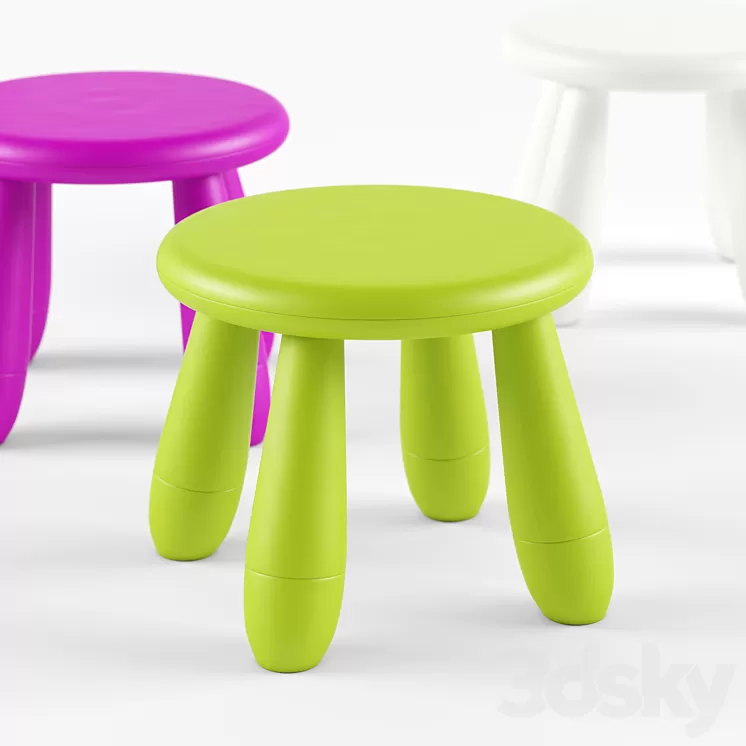 MAMMUT Stool 3D Model MAMMUT Stool 3D Model