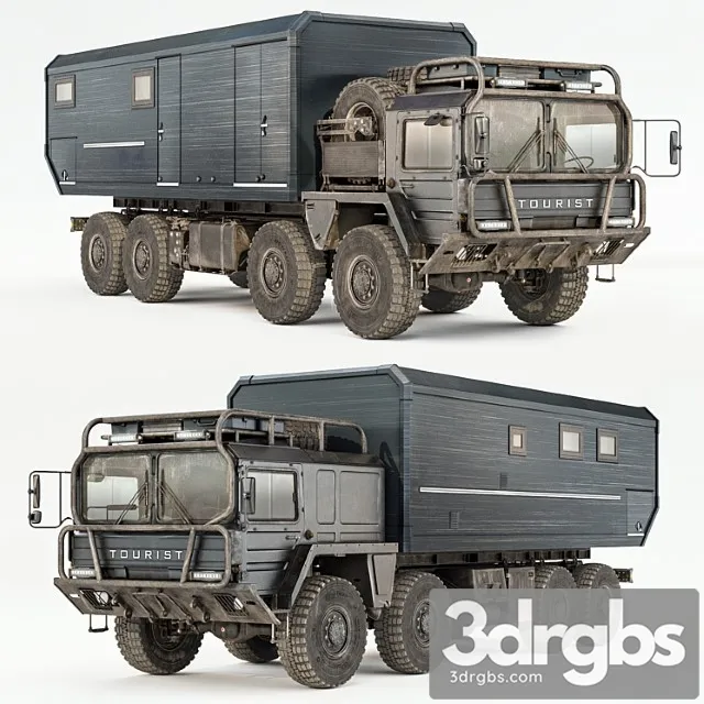 Man kat 8×8 3D Model Download