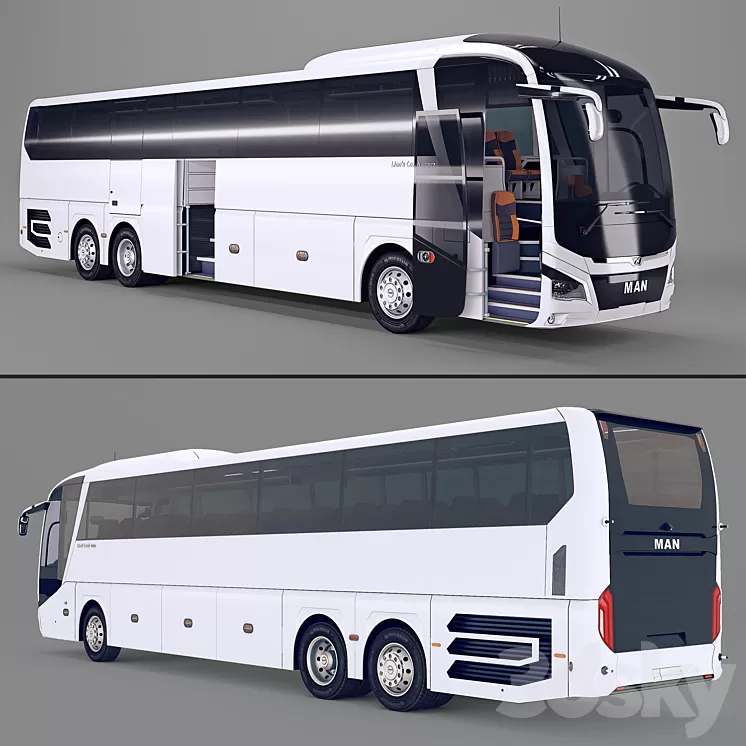 MAN Lion’s coach L R08 2018 3D Model