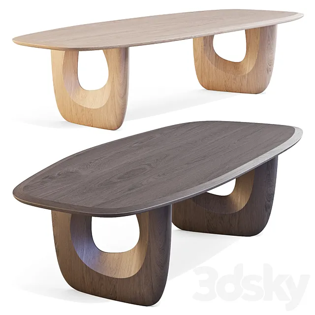 Man of Parts: Savignyplatz – Dining Tables 3D Model Man of Parts: Savignyplatz – Dining Tables 3D Model