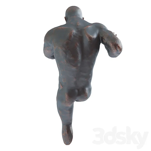 Man wall 3D Model Man wall 3D Model