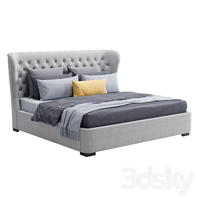 Manchester Bed by LuXeo 3D Model Manchester Bed by LuXeo 3D Model