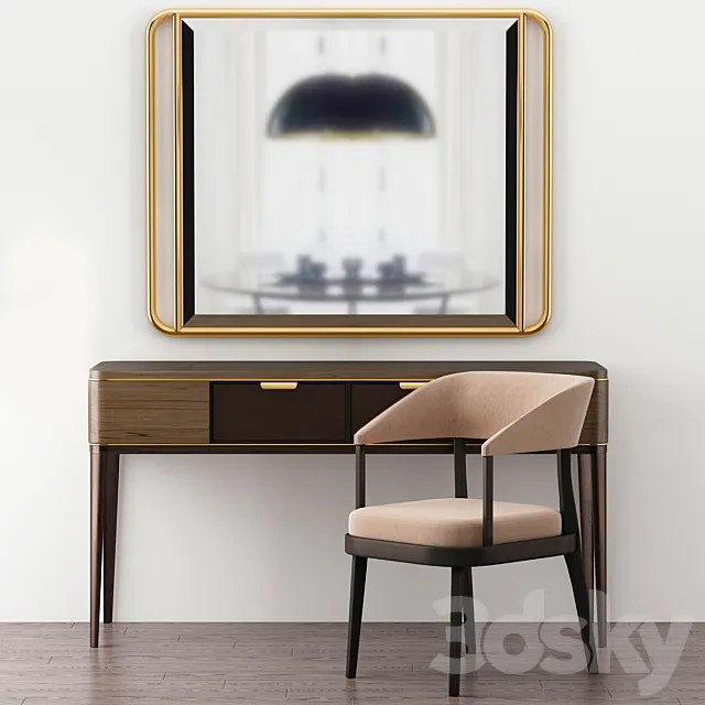 Mandalay Dressing Table Frato Interiors 3D Model
