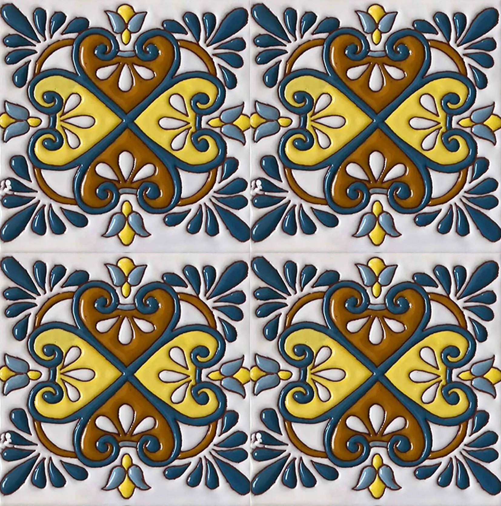 Mane Tiles – D-001-W (14×14) 3D Model