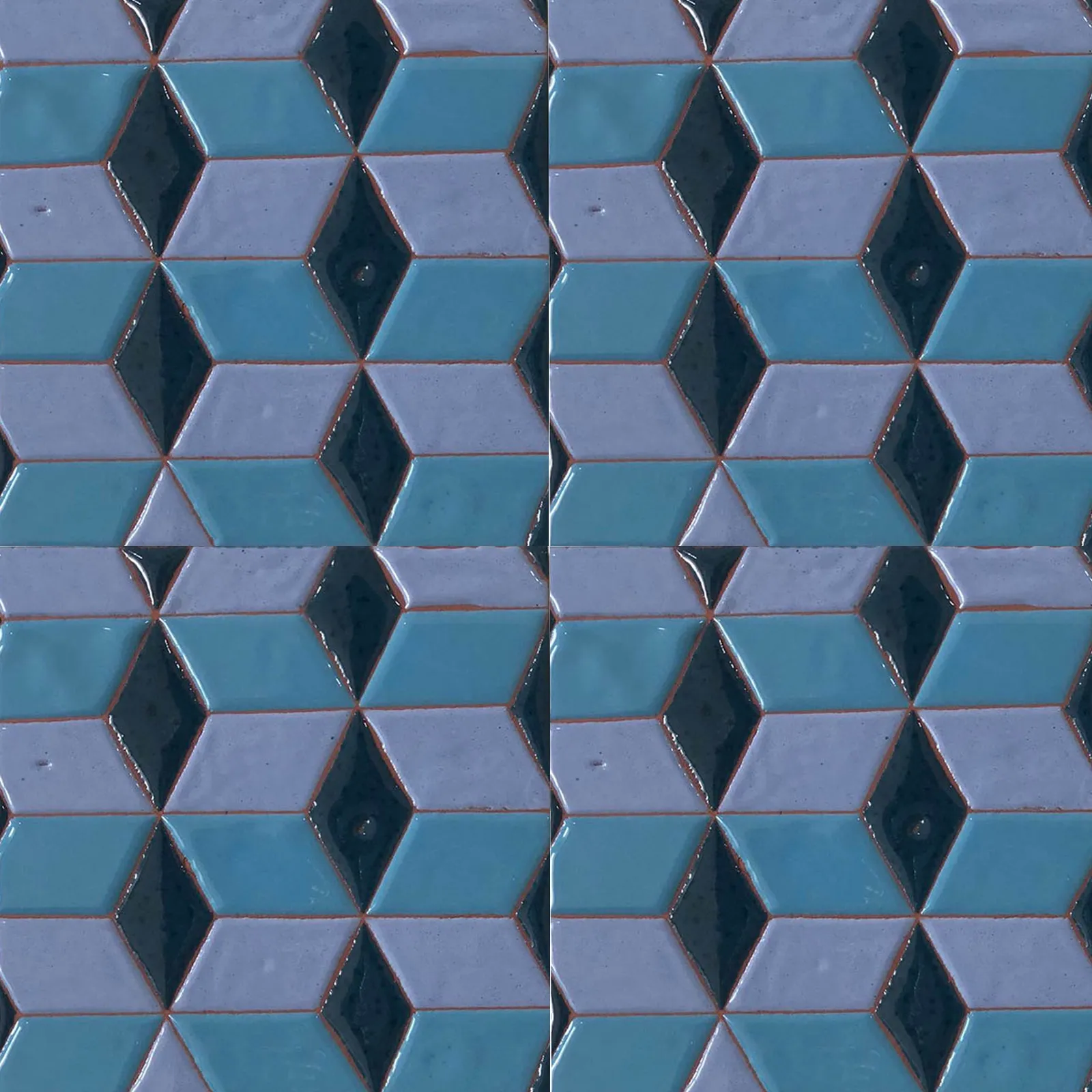 Mane Tiles – D-0058-B (14×14) 3D Model