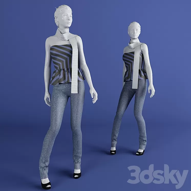 maneken 3D Model maneken 3D Model