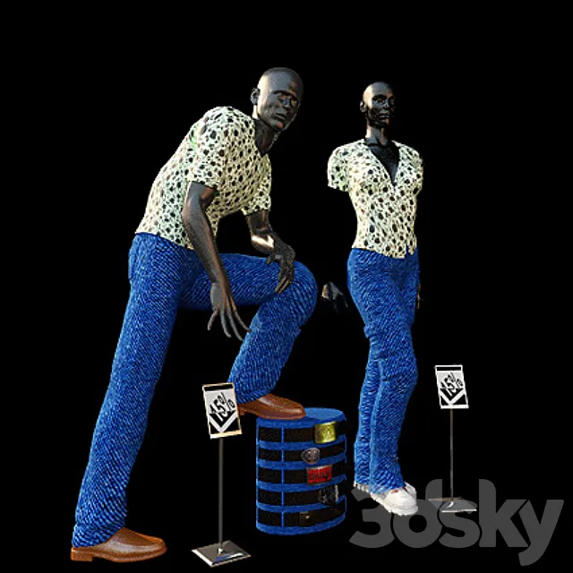 maneken m&w 3D Model