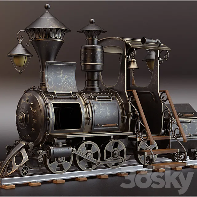 Mangal_parovoz 3DModel Mangal_parovoz 3DModel