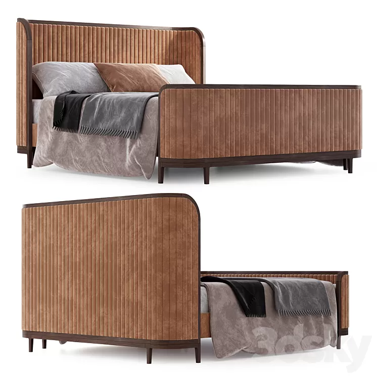 MANHATTAN Bed By Mobi 3D Model Free Download