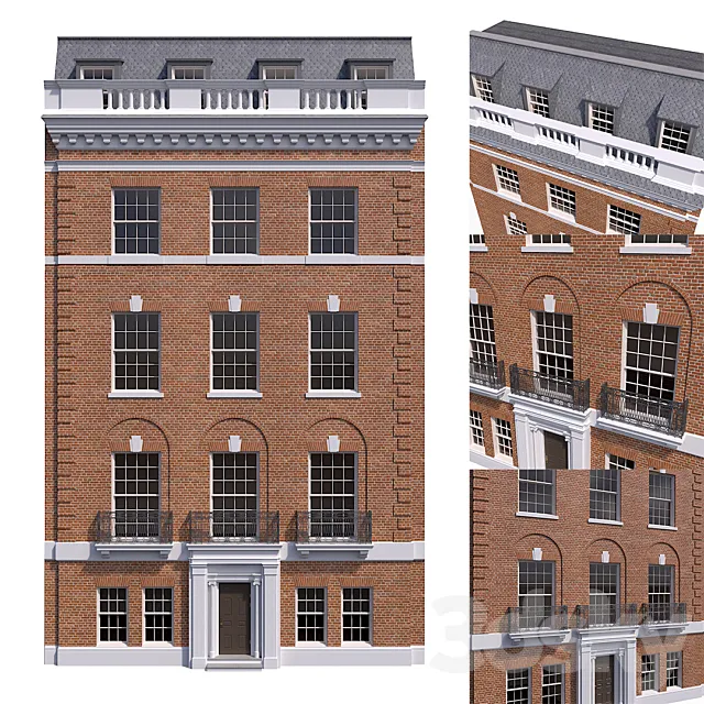 Manhattan building 3D Model