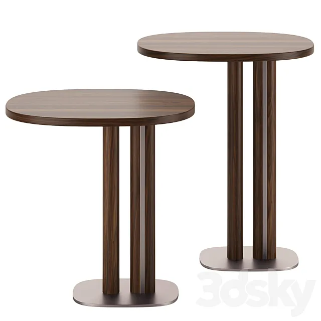 MANHATTAN Side Table by Morica Design 3D Model MANHATTAN Side Table by Morica Design 3D Model