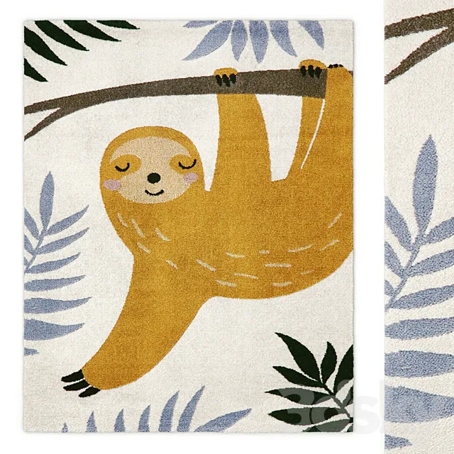 Mani Rug La Redoute Interieurs 3D Model Mani Rug La Redoute Interieurs 3D Model