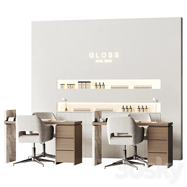 Manicure salon 2 3D Model