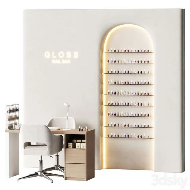 Manicure salon 3 3D Model