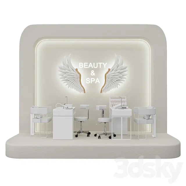 Manicure salon 4 3D Model