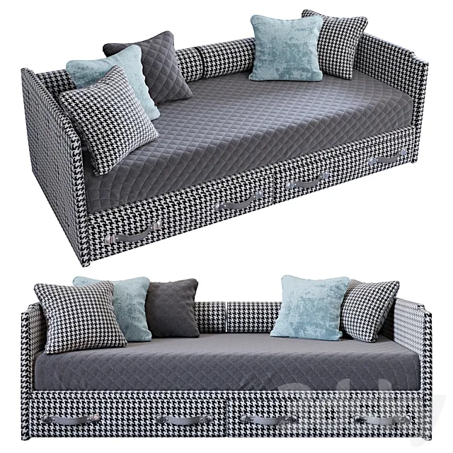 Manifesto Valigia houndstooth 02 YOU 3D Model Manifesto Valigia houndstooth 02 YOU 3D Model