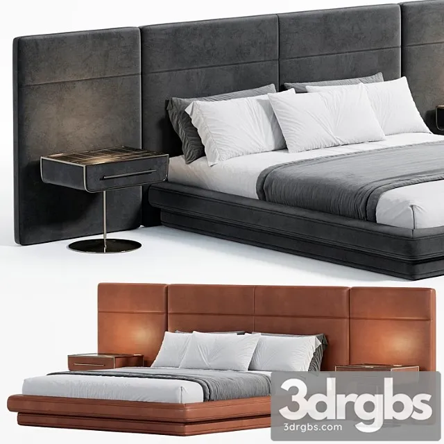 Manila Bed 3D Model Download