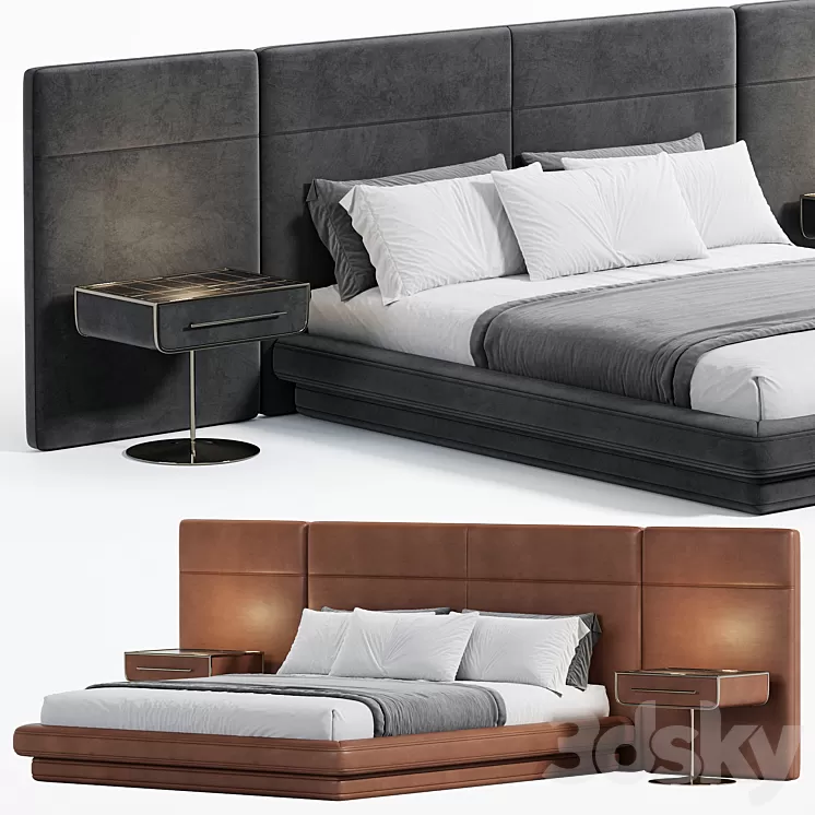 Manila Bed 3D Model Free Download