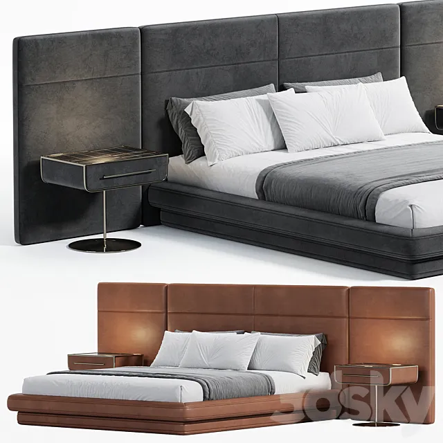 Manila Bed 3DModel Manila Bed 3DModel