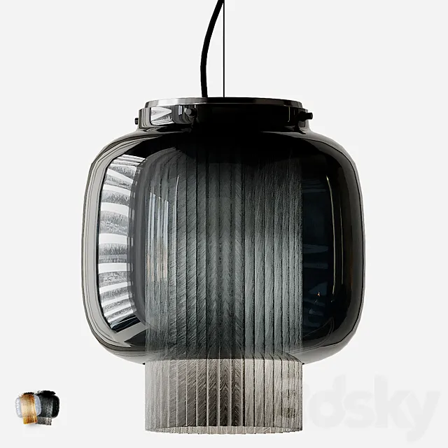 Manila T Pendant Light from Sebastian Herkner 3DModel