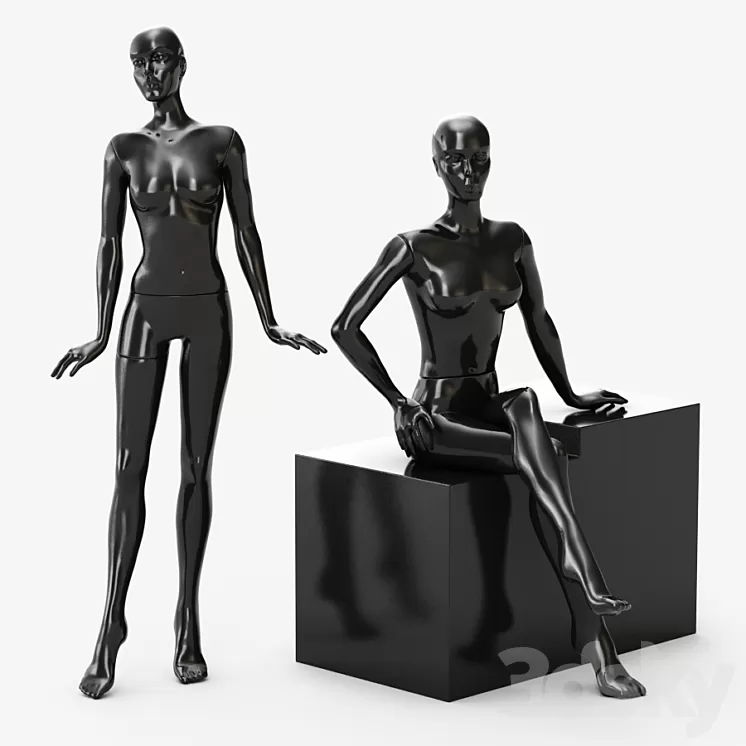 Mannequin for women 3D Model