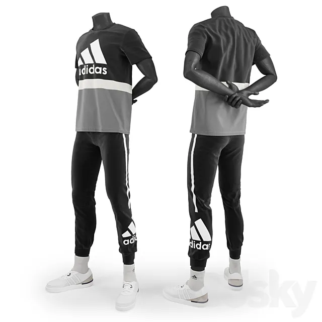 Mannequin. tracksuit 3DModel Mannequin. tracksuit 3DModel