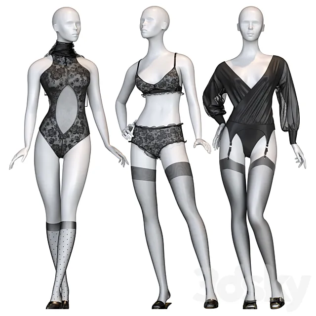 Mannequins 1 3DModel