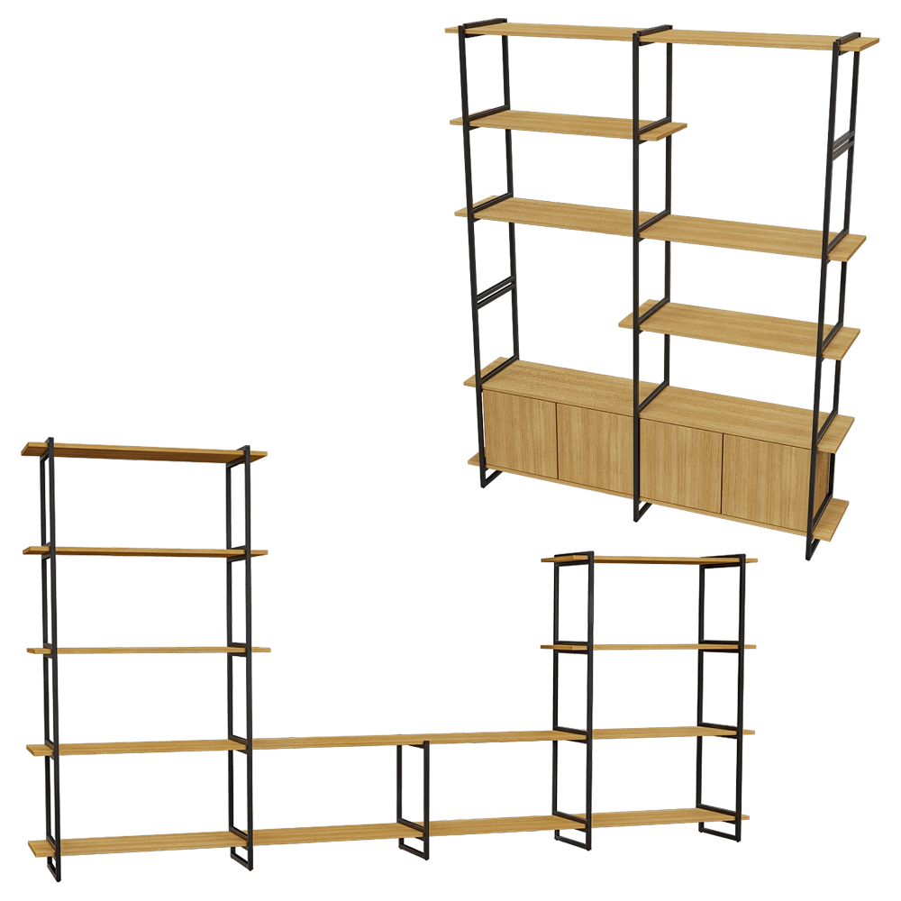 Mano Factory – Shelving Paul 3D Model Mano Factory – Shelving Paul 3D Model
