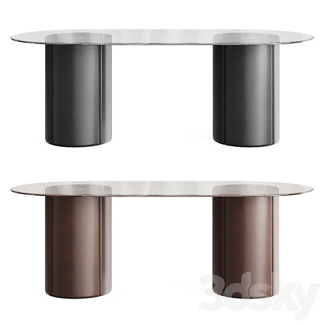 Mano Oval Dining Table by Domkapa 3DModel
