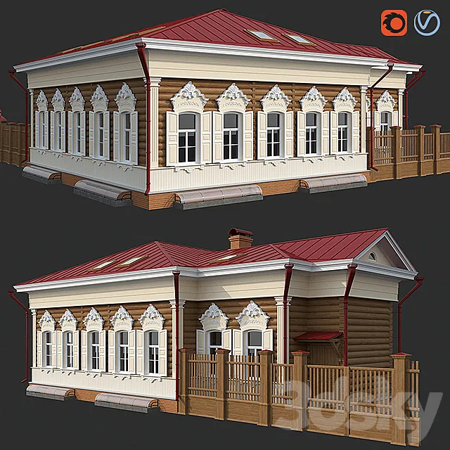 Manor 3D Model