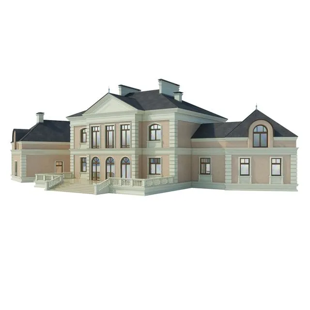 Mansion 3D Model Mansion 3D Model