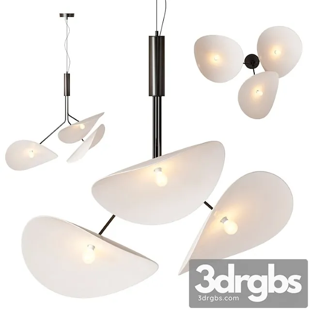 Manta Triple Pendant Light 3D Model Download Manta Triple Pendant Light 3D Model Download