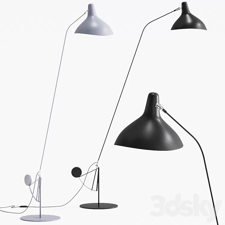 Mantis Bs1 B Bl by Dcw Editions Floor Lamp 3D Model Free Download