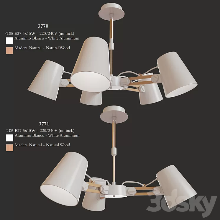 Mantra Looker Pendant Lamp 3D Model Mantra Looker Pendant Lamp 3D Model