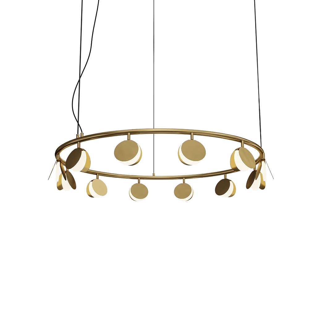 Mantra – Pendant chandelier Shell 7260 3D Model Mantra – Pendant chandelier Shell 7260 3D Model