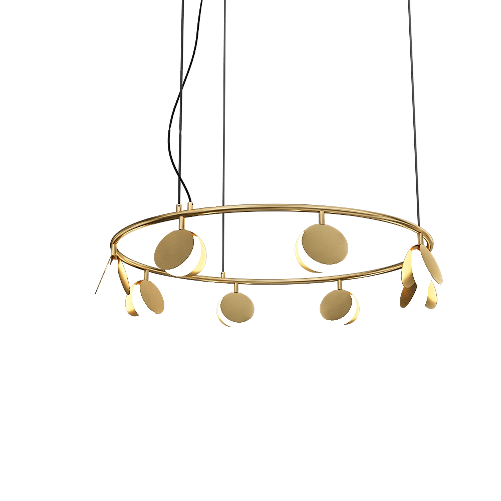 Mantra – Pendant chandelier Shell 7261 3D Model Mantra – Pendant chandelier Shell 7261 3D Model