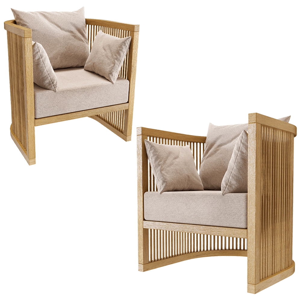 Manual mode – Armchair Solea 3D Model