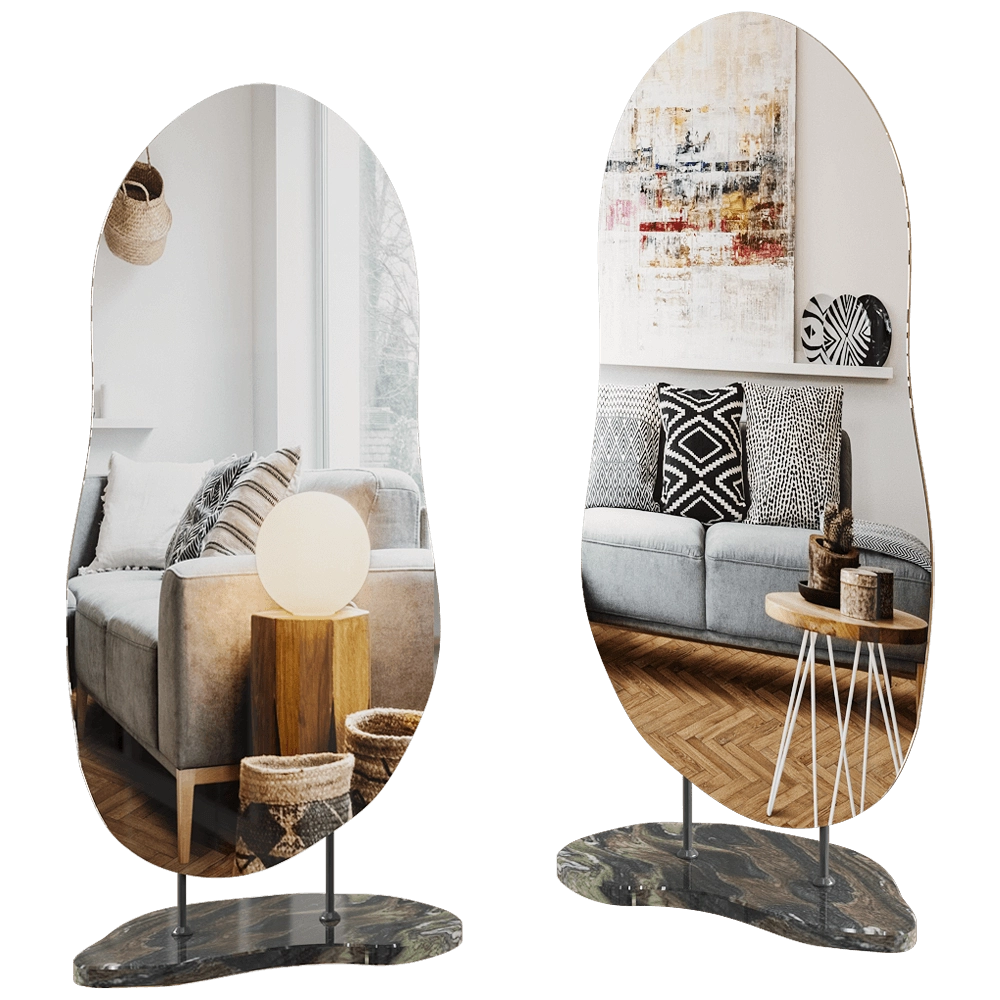 Manual mode – Mirror Marble Lake 3D Model