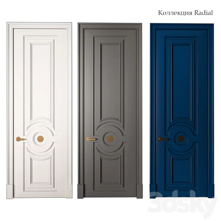 “Manufactory “”OknaDom”” collection “”Radial””” 3D Model