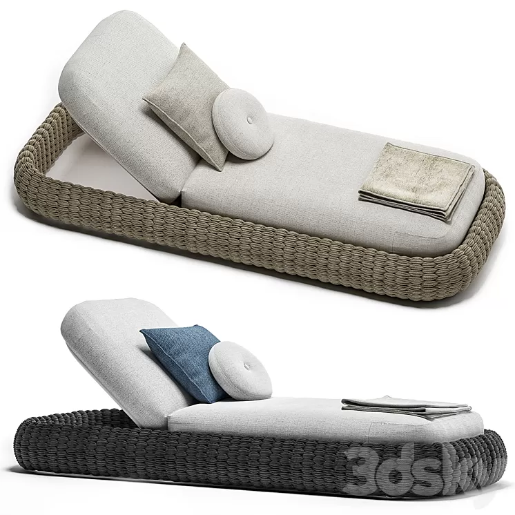 Manutti kobo lounger 3D Model Manutti kobo lounger 3D Model