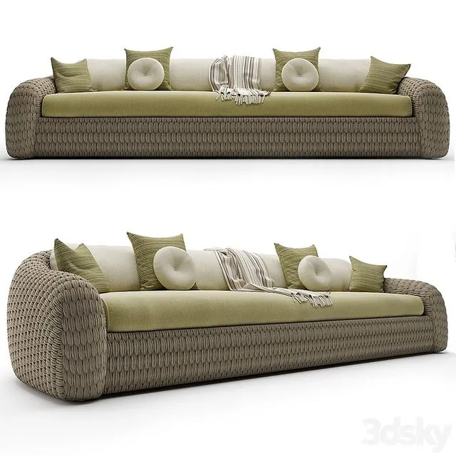 Manutti Kobo Sofa 3D Model