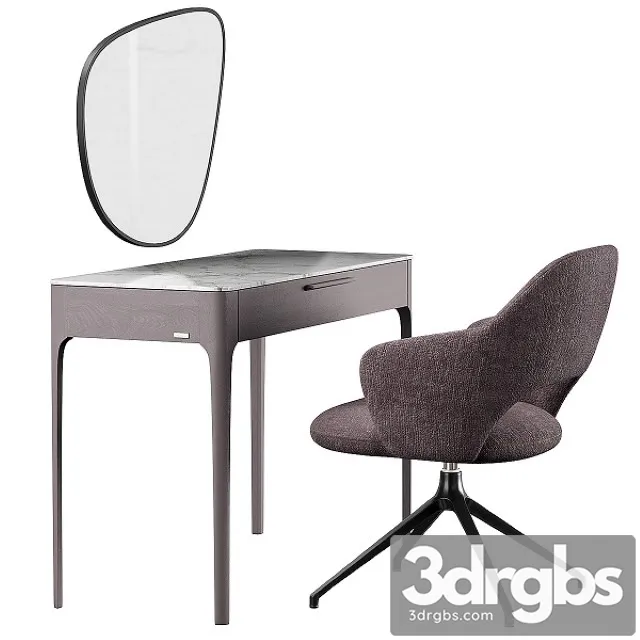 Mara Dressing Table Roma Furman Armchair 3D Model Download
