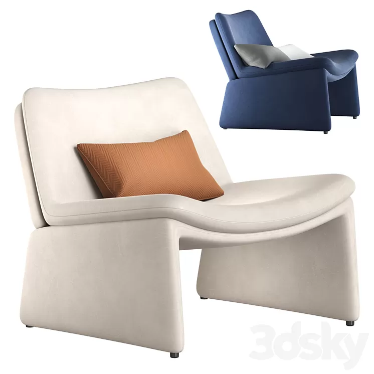 Mara Hoffman Chair West Elm 3D Model Free Download